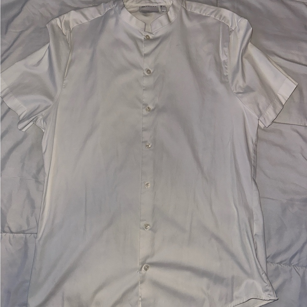 ASOS Men's White Casual Button Down Shirt